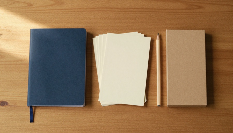 A small group starter kit laid out on a table